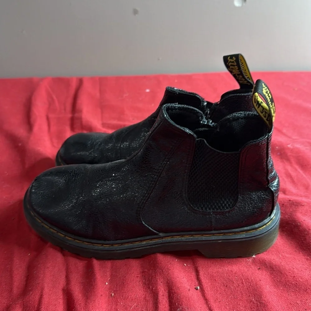 Dr. Martens Shiny Black Leather Boots